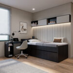 Cama Nido Multifuncional Lisboa Wengue