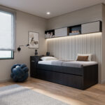 Cama Nido Multifuncional Lisboa Wengue