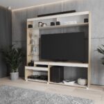 Centro de Entretenimiento para TV de 65" Cler Rovere-Niebla