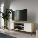 Mesa para TV de 70" Urban Duna-Blanco