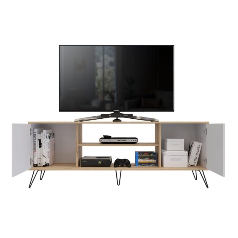 Mesa para TV de 70" Urban Duna-Blanco