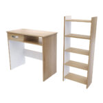 Combo Biblioteca y Escritorio Basic Rovere