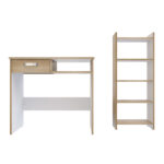 Combo Biblioteca y Escritorio Basic Rovere