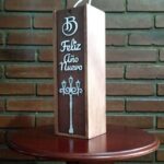 Caja de Vino Personalizada en Madera de Pino