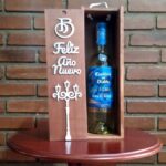 Caja de Vino Personalizada en Madera de Pino