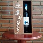Caja de Vino Personalizada en Madera de Pino